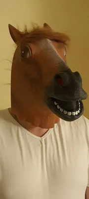 Маска голова лошади. Horse Head Mask