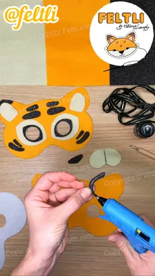 Полигональная маска тигра. Tiger mask. Papercraft. Gurko studio - YouTube