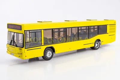 Автобусы: Масштабная модель 1:43 Городской автобус МАЗ-103, рестайлинг,  желтый (Мечта Коллекционера)