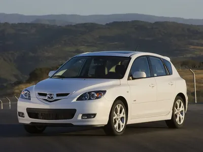 2008 Mazda 3 with 18x8.5 35 AVID1 AV6 and 215/45R18 Hankook Ventus and  Stock | Custom Offsets