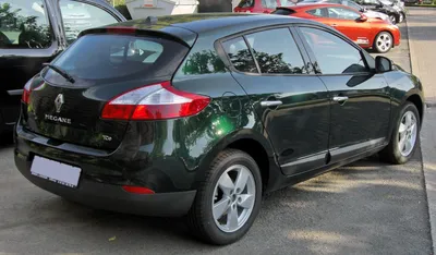 Renault Megane 2008-2016 Dimensions Side View