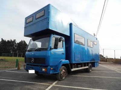 Купить б/у Mercedes-Benz 814 дизель механика в Славянске-на-Кубани: синий  бортовой грузовик 1991 года на Авто.ру ID 19460501