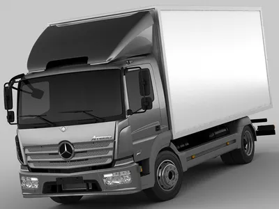 mercedes atego 2014 short 3D Model in Truck 3DExport