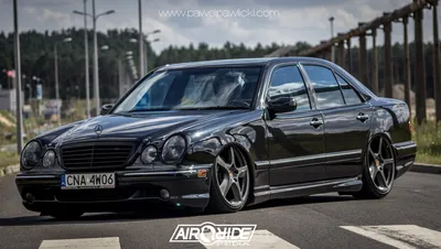 Mercedes-Benz W210 E55 AMG on 20\" Kleemann TS-6 Wheels | Mercedes benz, Benz,  Mercedes benz cars