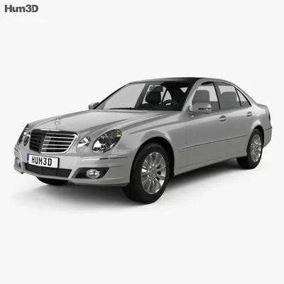 Mercedes-Benz E-class (W211) 2009 3D model - Download Vehicles on  3DModels.org