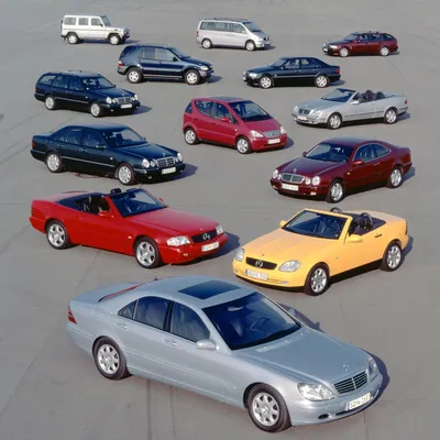 Новый модельный ряд марки Mercedes-Benz в 1998 году | Пикабу