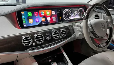 Mercedes S-Class W222 Screen Upgrade Wireless Apple CarPlay Touch Screen  Android Adapter - DVDGPSNav