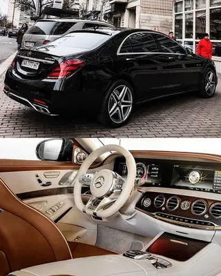 Mercedes-Benz S-class in the City Street. Side View of Black Mercedes W222  Car Riding on the Road on High Speed Editorial Stock Photo - Image of  urban, side: 229068308