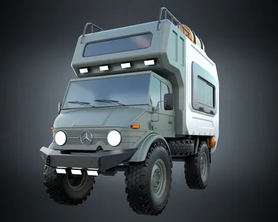 ArtStation - Mercedes Benz Unimog - Camper (concept)