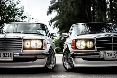 Tuning Mercedes-Benz 300D W123 » CarTuning - Best Car Tuning Photos From  All The World. Stance, restomods, slammed and bagged cars with cool wheels.