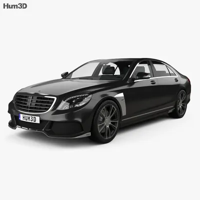 Mercedes-Benz S-class (W222) Brabus 2017 3D model - Download Vehicles on  3DModels.org