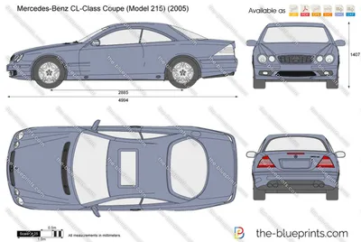 Сплиттер Mercedes W215 CL тюнинг элерон обвес - в Украине от компании  M-Tuning.