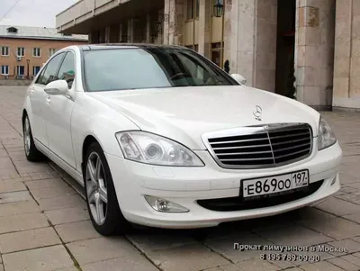 Rent a white Mercedes S-class for a wedding Kiev and region | A-M