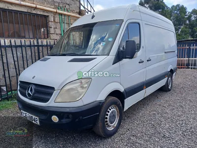 Mercedes Benz Sprinter 311 Cdi White Dirty Cargo Van Driving on the Street  Editorial Stock Photo - Image of fast, high: 271780468