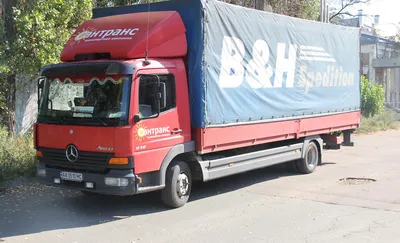 Грузоперевозки Mercedes Atego 5 тонн. Перевозка грузов на Mercedes Atego 5  тонн в Киеве — САНТРАНС
