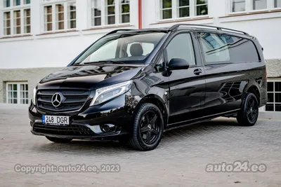 Трансфер и аренда минивэна Mercedes-Benz Vito чёрного цвета, 2018-2021 года  с водителем