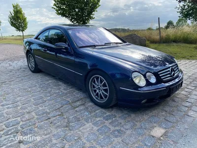 Luxury black Mercedes Benz CL 500 sedan car parked by water in harbour  Model Release: No. Property Release: No Stock Photo - Alamy