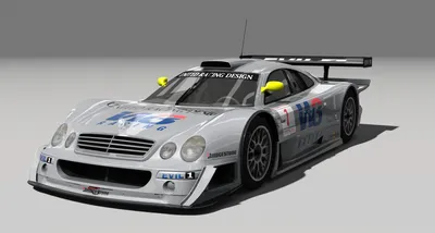 STL file Mercedes-Benz CLK GTR 97 🚗・Model to download and 3D print・Cults