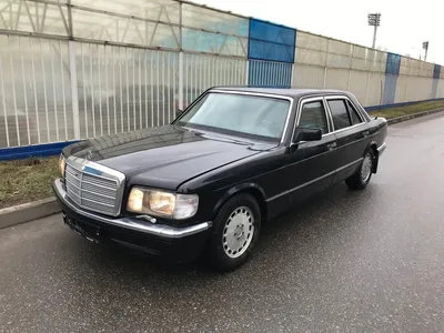 Купить б/у Mercedes-Benz S-Класс II (W126) Рестайлинг 560 5.6 AT (279 л.с.)  бензин автомат в Москве: чёрный Мерседес-Бенц S-класс II (W126) Рестайлинг  седан 1991 года на Авто.ру ID 1100573894