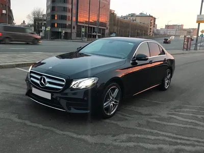 Аренда Mercedes-Benz E-класс W213 с водителем в Санкт-Петербурге