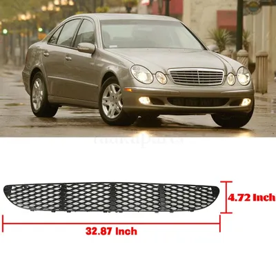 Front Bumper Lower Center Cover Mesh Grille For Mercedes E-Class W211 –  Daves Auto Accessories