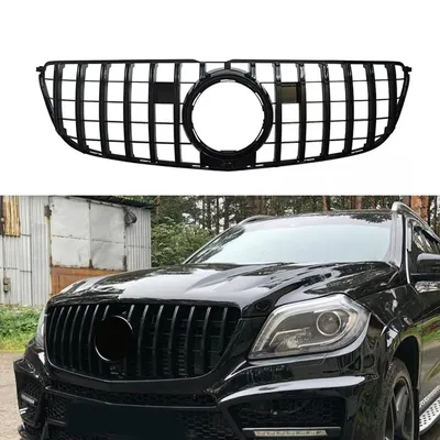 Amazon.com: GT Style Grill Front Grille for Mercedes X166 GL500 GL550  GL63AMG 2013-2015 (Black) : Automotive