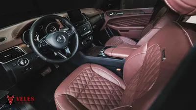 Mercedes GLE - темно-коричневый салон из натуральной кожи, с ровными  строчками [КОЖАНЫЙ AMG 2021] - YouTube