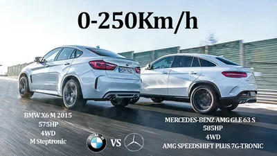 BMW X6 M Takes on the Mercedes-AMG GLE63 S Coupe on Head 2 Head