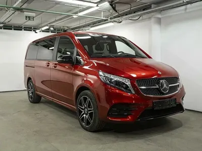 Аренда минивэнов Mercedes-Benz V-Класс 300 XL красный с водителем в Москве  - Right Rent
