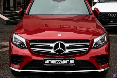 Красный, классный Mercedes-Benz GLC под Llumar Gloss