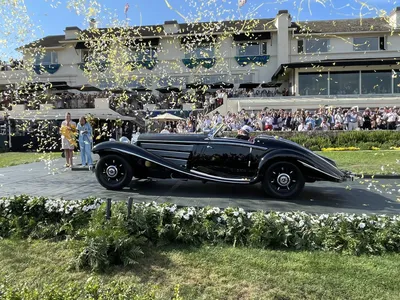 1937 Mercedes-Benz 540K Long-Tail Special Roadster Wins Pebble