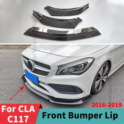 Modified Styling Front Bumper Lip Chin Decoration Tuning Accessories For  Mercedes CLA Benz C117 2016-2019 W117 180 220 260 200 - AliExpress