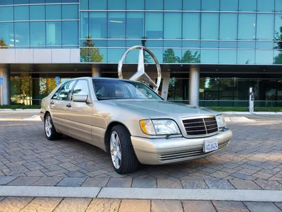 1997 Mercedes-Benz S320 SWB with 18x8 Work Euroline and Firestone 225x40 on  Air Suspension | 1906097 | Fitment Industries