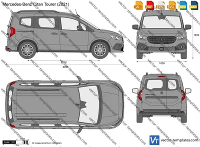 Mercedes Benz Citan Micro Camper 2023 3D Model in Van and Minivan 3DExport