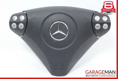 05-08 Mercedes C230 C350 SLK350 Steering Wheel Air Bag Airbag SRS Black |  eBay