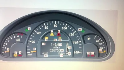 Mercedes E Class W211 SRS Airbag Warning Light - Hot to turn it off -  YouTube