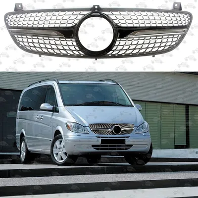 Car Front Racing Facelift Grilles For Mercedes-Benz W639 Viano/Vito  2006-2010 | eBay