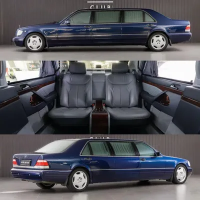 Rent of Mercedes-Benz S600 W140 Long, white and black color for any actions  order in Astana