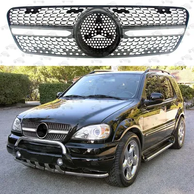Car Front Racing Facelift Grill For Mercedes-Benz W163 ML320/350/430  1998-2004 | eBay