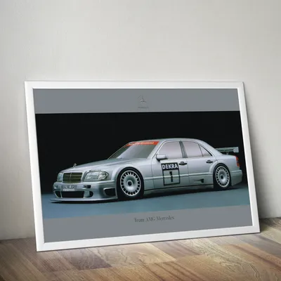 W202 team AMG DTM Mercedes poster – Patina Research