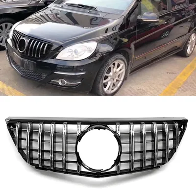 Silver Front Bumper Grille GT Style For Mercedes Benz W245 B Class  2008-2011 | eBay