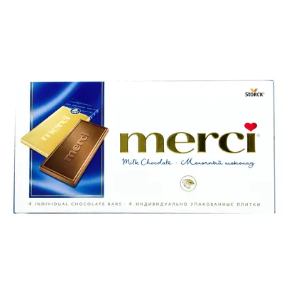 Merci, шоколад молочный с лесным орехом и миндалем, произведено в Германии,  100г / Мерси - купить с доставкой по выгодным ценам в интернет-магазине  OZON (138484920)