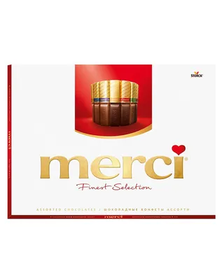 Купить шоколад и конфеты Merci ассорти в Алматы за 2855 тенге с доставкой  на дом или в организацию!