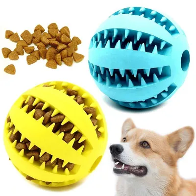 Игрушка-мяч для собак, жевательные мягкие игрушки-мячики для собак, Легкие  многофункциональные плавающие игрушки для жевания, мячи для жевания хорошей  упругости для белки | AliExpress