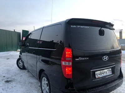 Аренда минивэна Hyundai Starex Black с водителем в Москве, заказ недорого
