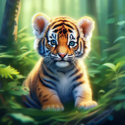 Милый тигр фото 