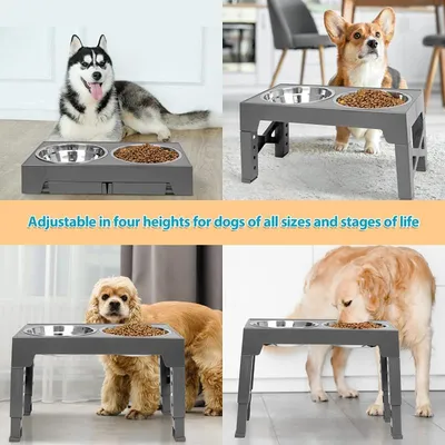Подставка на две миски для собак