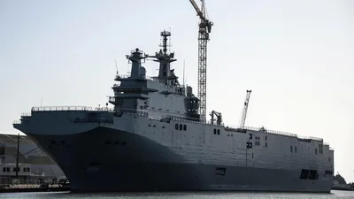 Французский военный корабль-вертолетоносец класса \"Мистраль\" | РИА Новости  Медиабанк