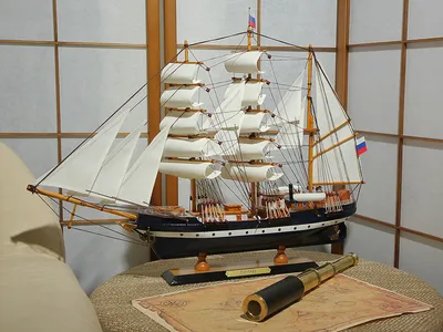 Модели кораблей - древесные материалы