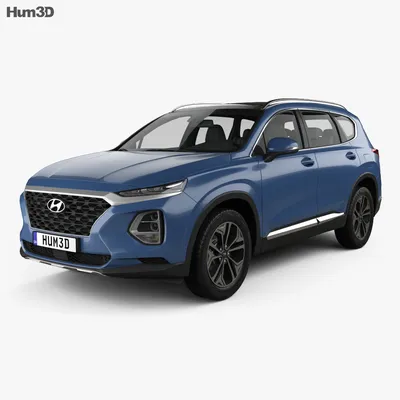Hyundai Santa Fe (TM) 2021 3D модель - Скачать Автомобили на 3DModels.org